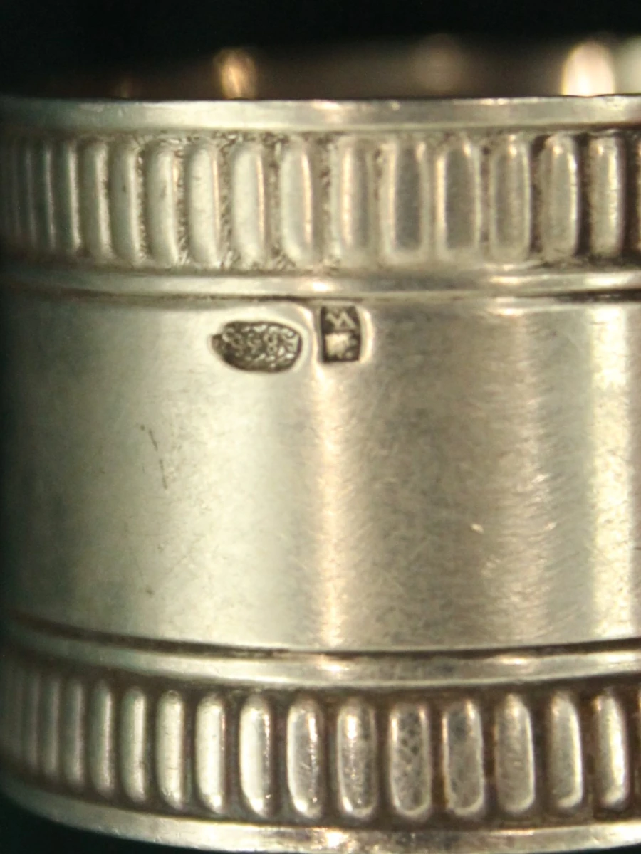 6 zilveren servetringen - De Bist, Delheid Frères, Wolfers Frères e.a.