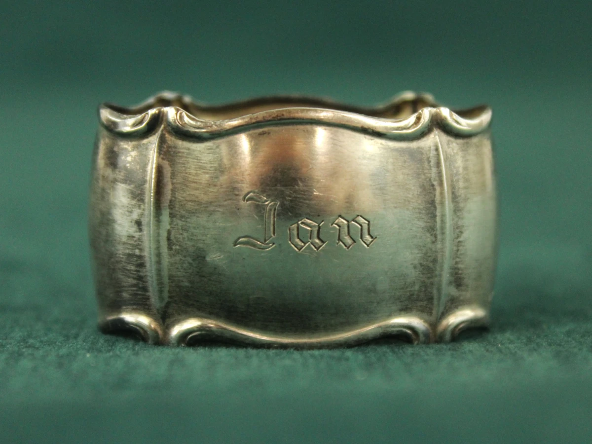 6 zilveren servetringen - De Bist, Delheid Frères, Wolfers Frères e.a.