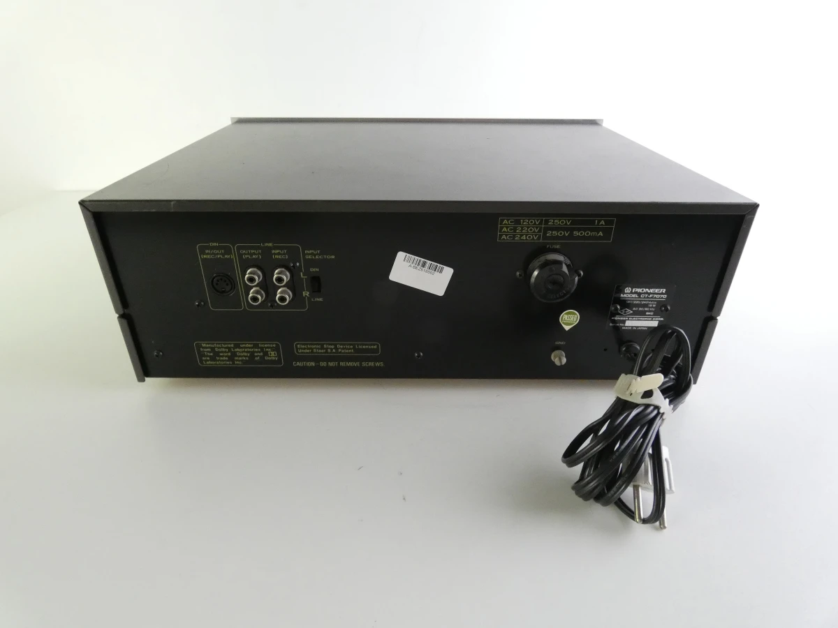 Pioneer vintage cassette deck CT-F7070