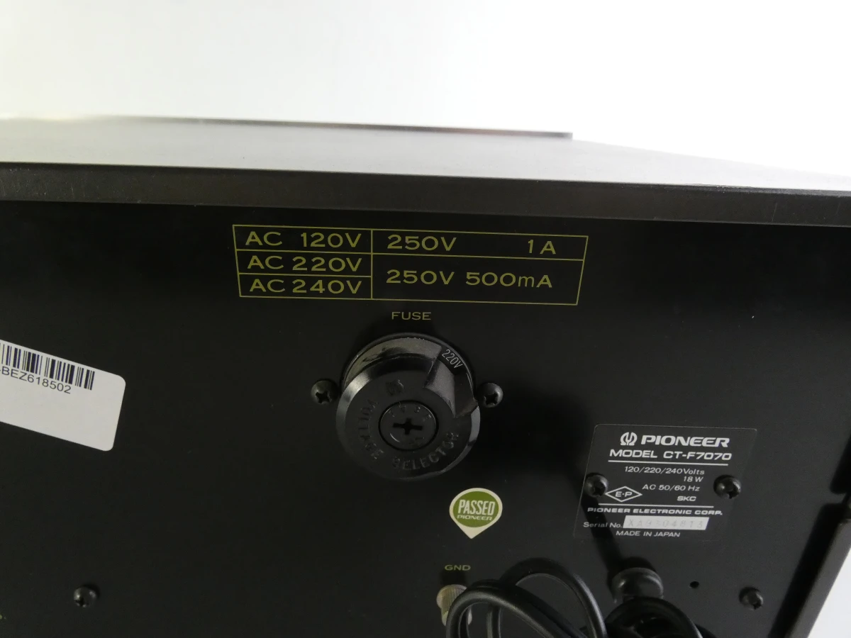 Pioneer vintage cassette deck CT-F7070