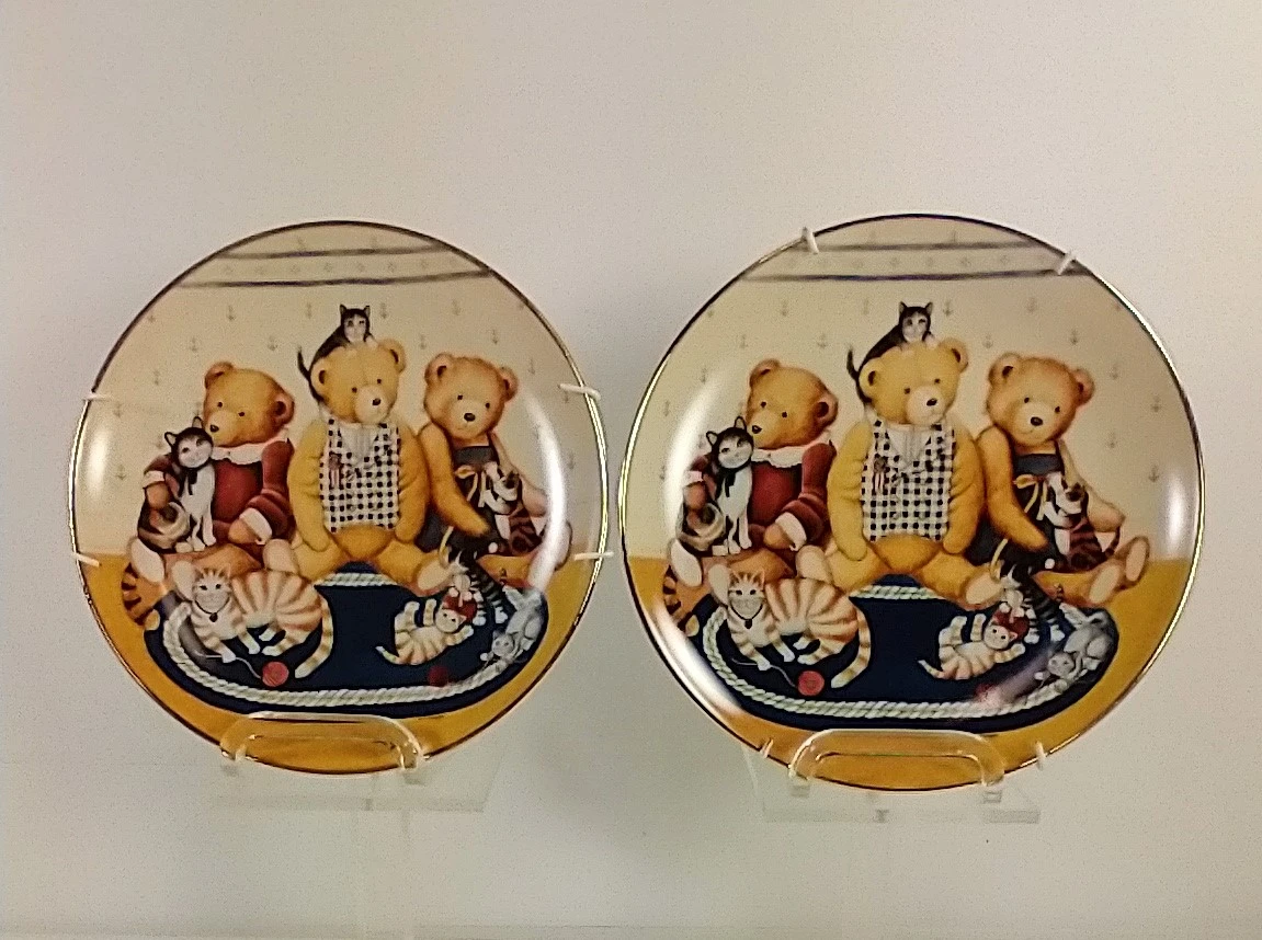 Lot van 7 Franklin Mint porseleinen verzamelborden - foto 2