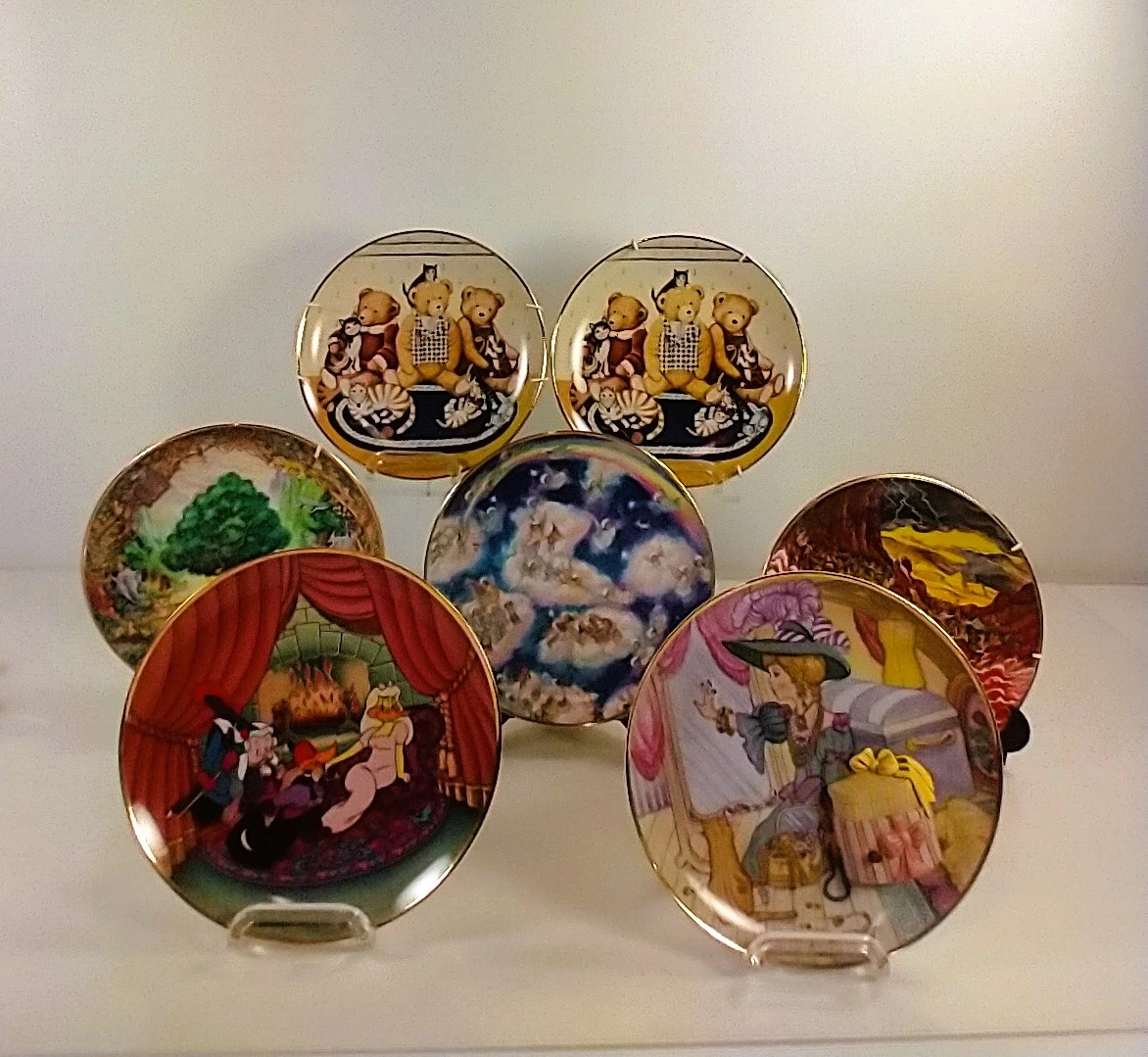 Lot van 7 Franklin Mint porseleinen verzamelborden – kavel bij De Kringwinkel, Turnhout