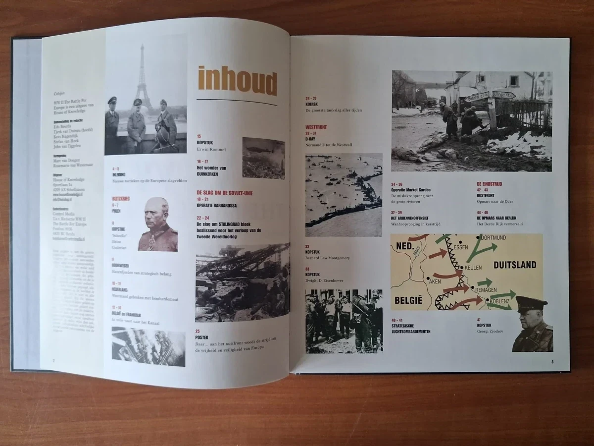 WWII The Battle for Europe - 12 DVD collectie met boek
