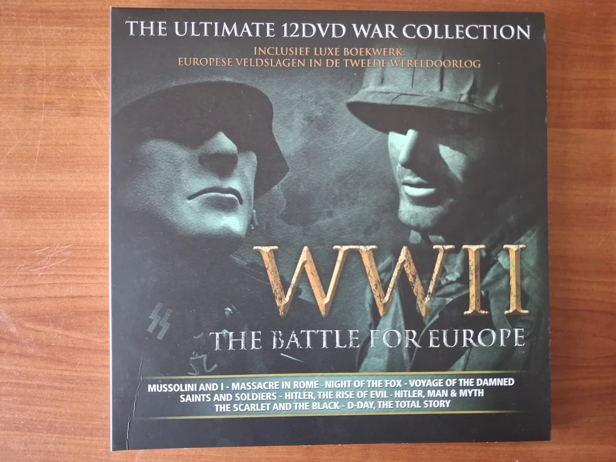 WWII The Battle for Europe - 12 DVD collectie met boek