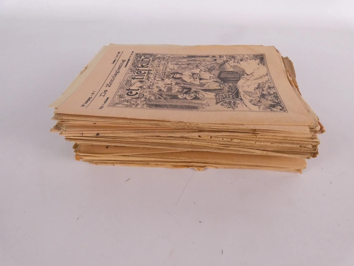 Oude tijdschriften 'De Zondaglezing' uit 1908/1909