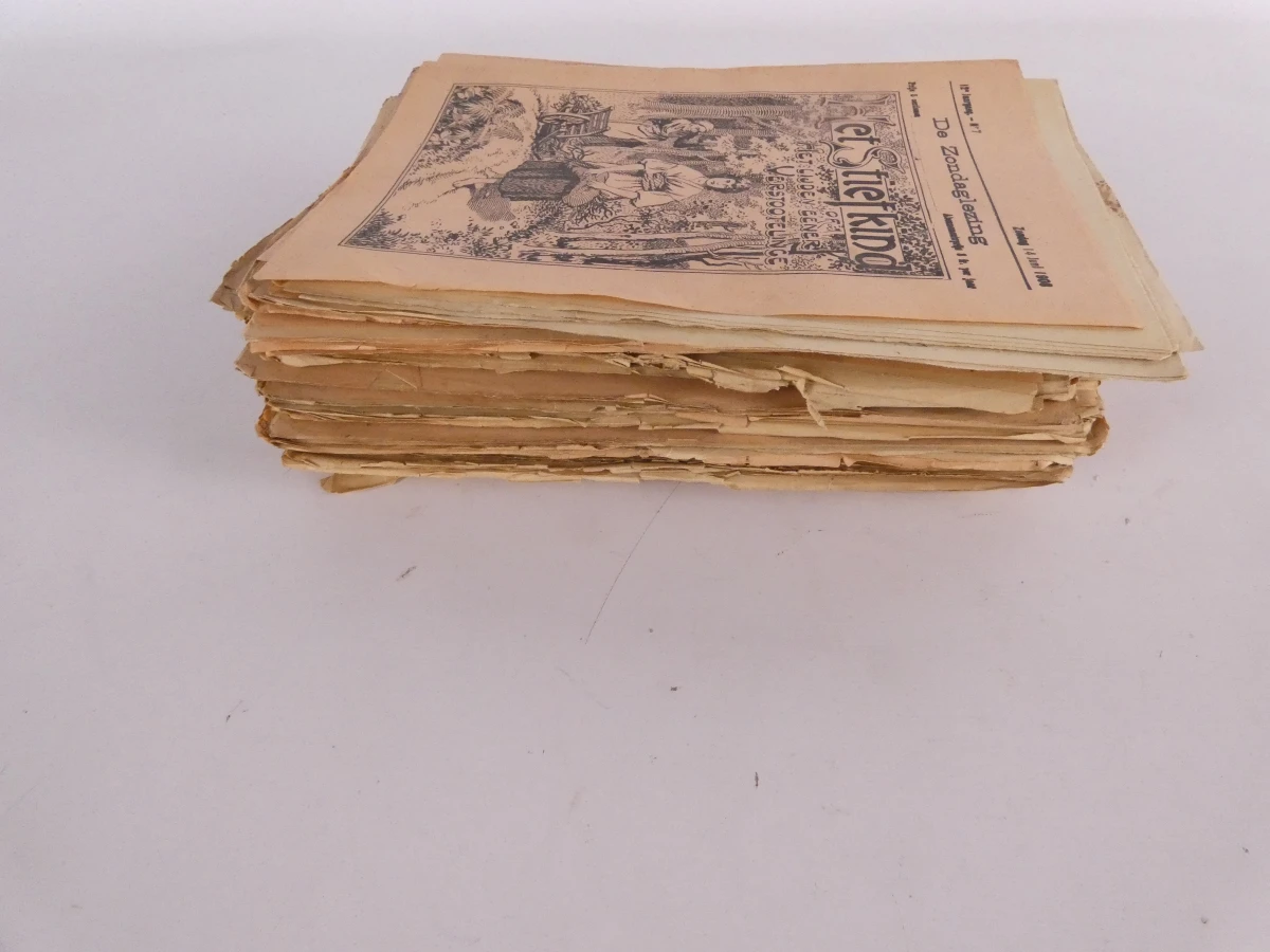 Oude tijdschriften 'De Zondaglezing' uit 1908/1909