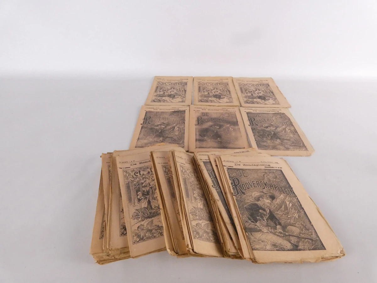 Oude tijdschriften 'De Zondaglezing' uit 1908/1909