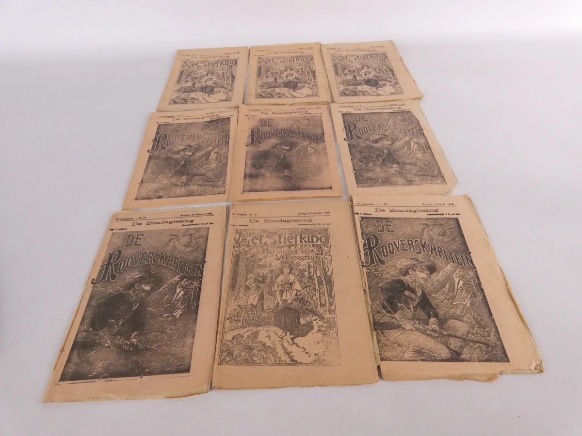 Oude tijdschriften 'De Zondaglezing' uit 1908/1909