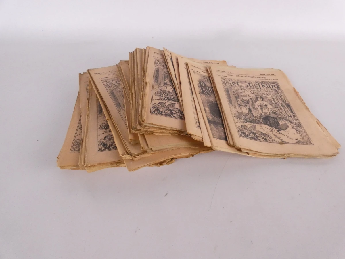 Oude tijdschriften 'De Zondaglezing' uit 1908/1909