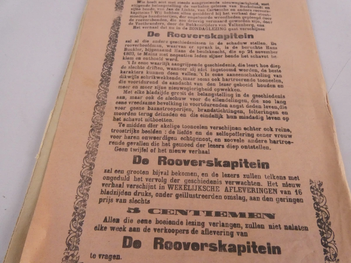 Oude tijdschriften 'De Zondaglezing' uit 1908/1909