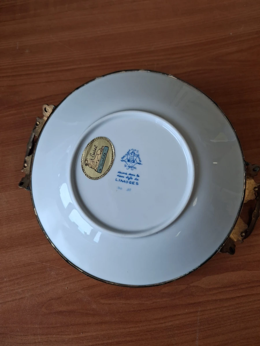 Porseleinen borden "Limoges"