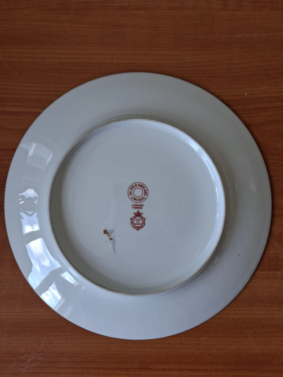 Porseleinen borden "Limoges"