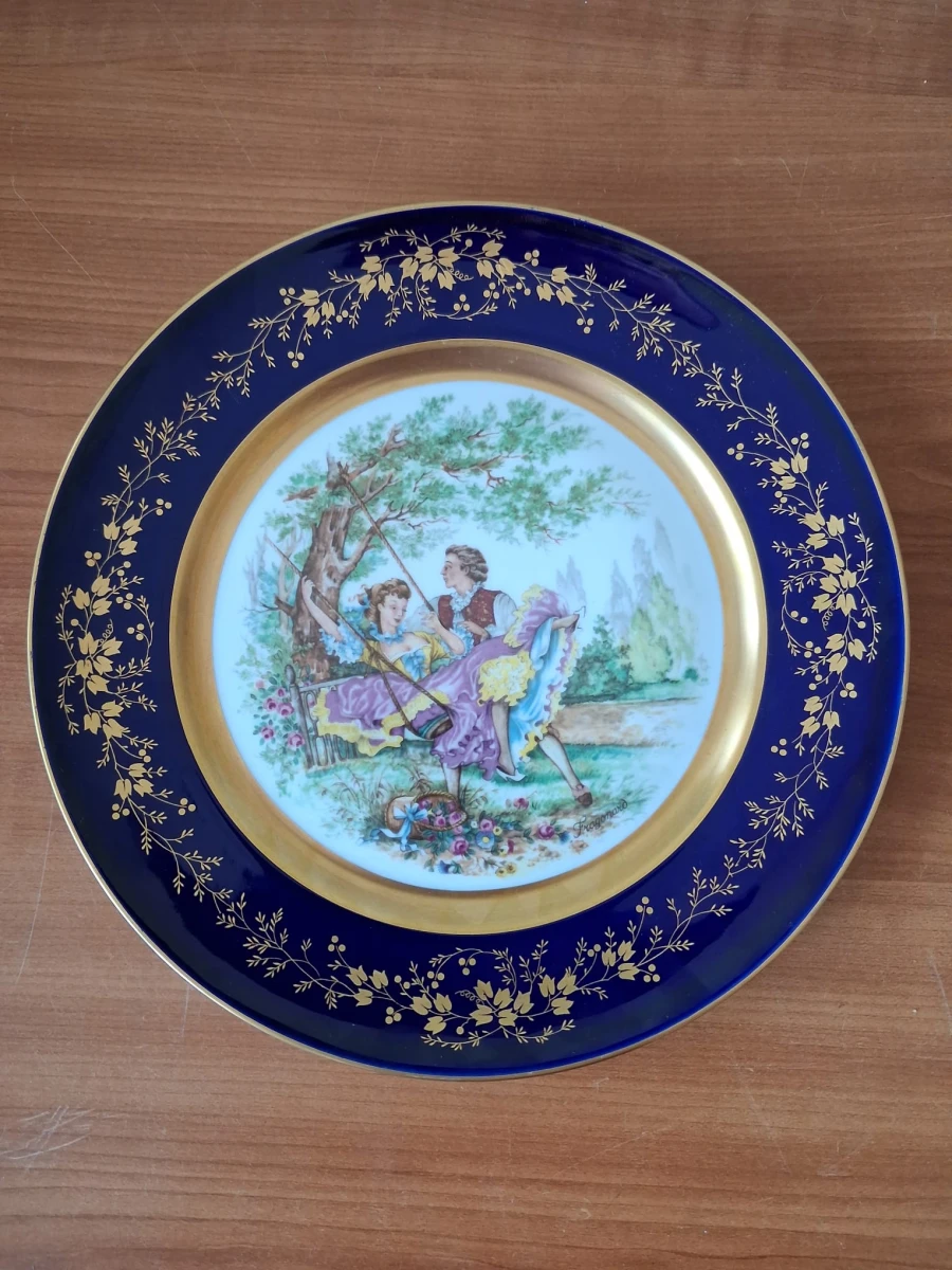 Porseleinen borden "Limoges"