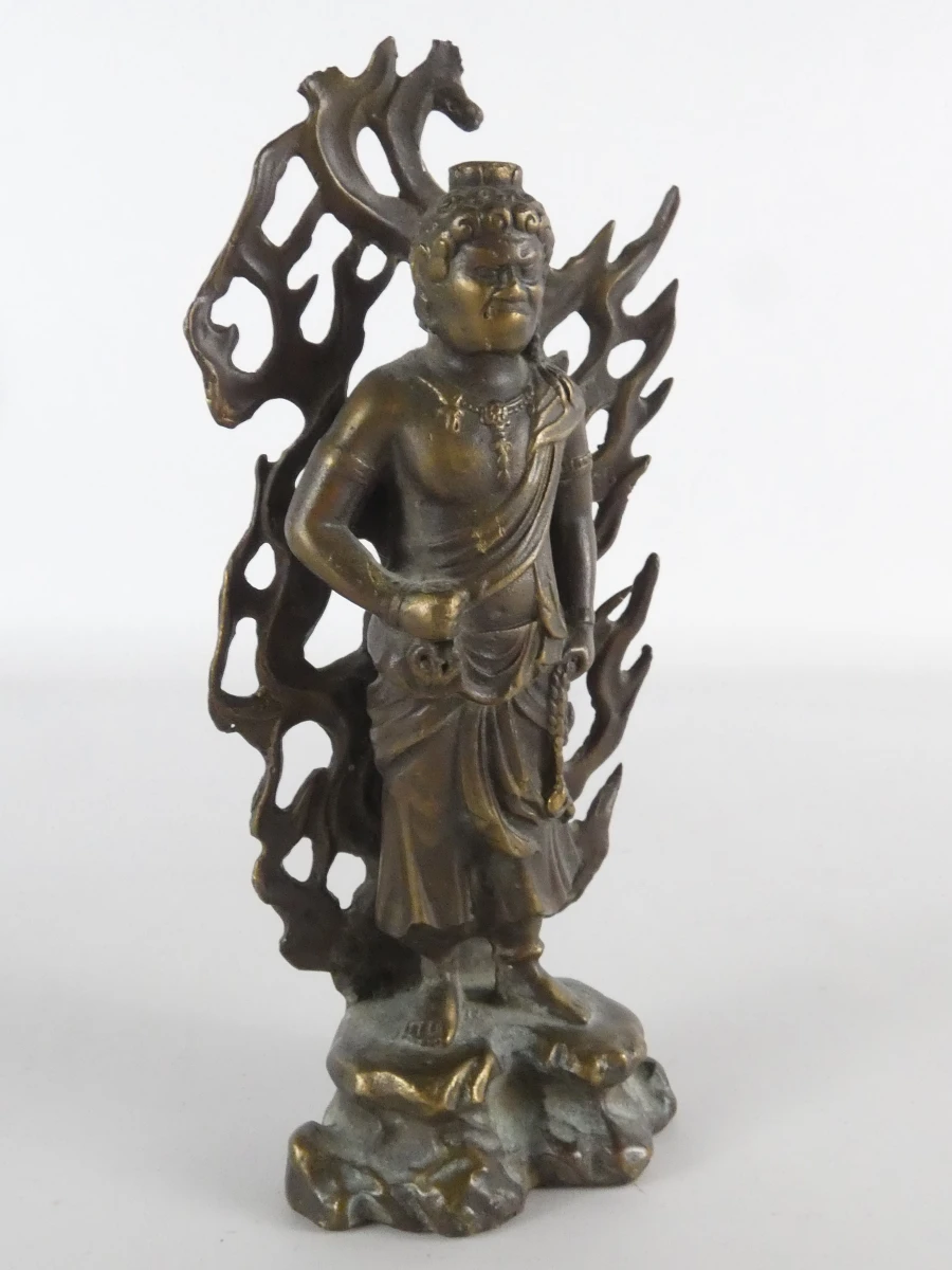 Set van 3 bronzen Aziatische beelden