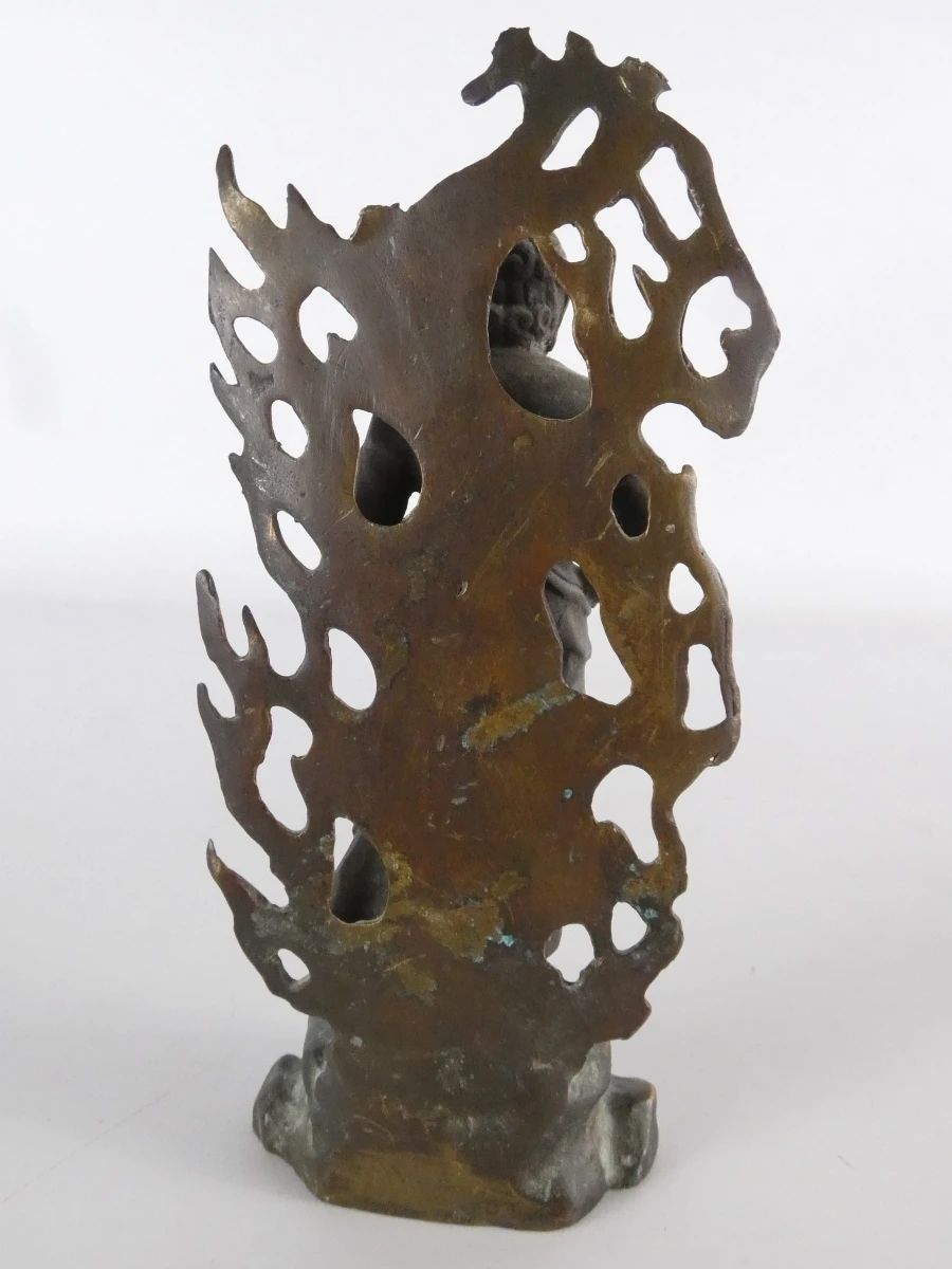 Set van 3 bronzen Aziatische beelden