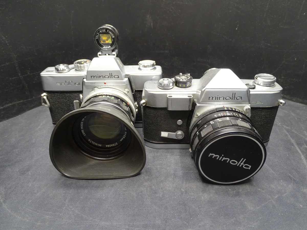 2 analoge Minolta fototoestellen