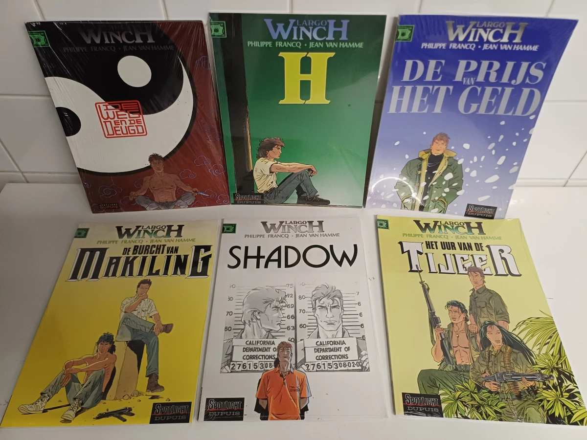 6 Largo Winch stripboeken