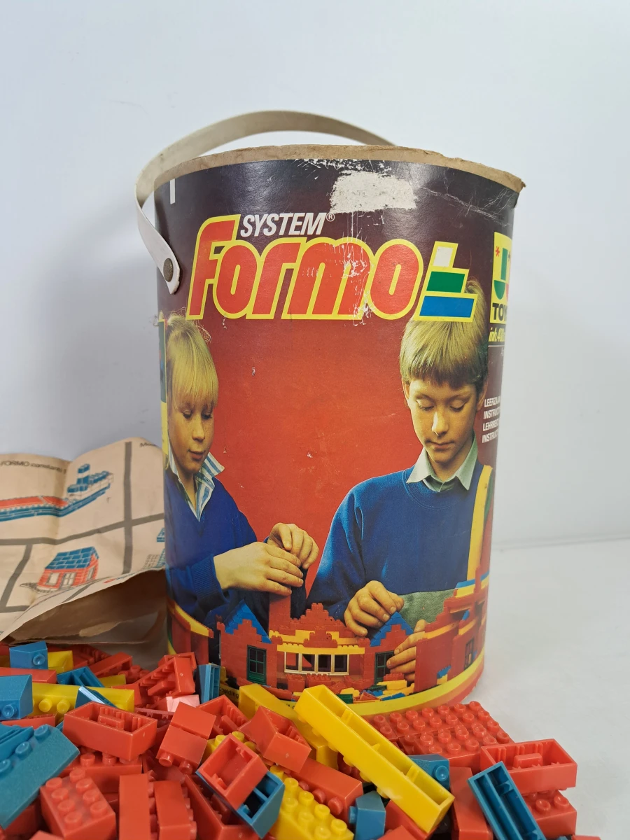 Vintage bouwstenen set System Formo in originele doos - foto 4