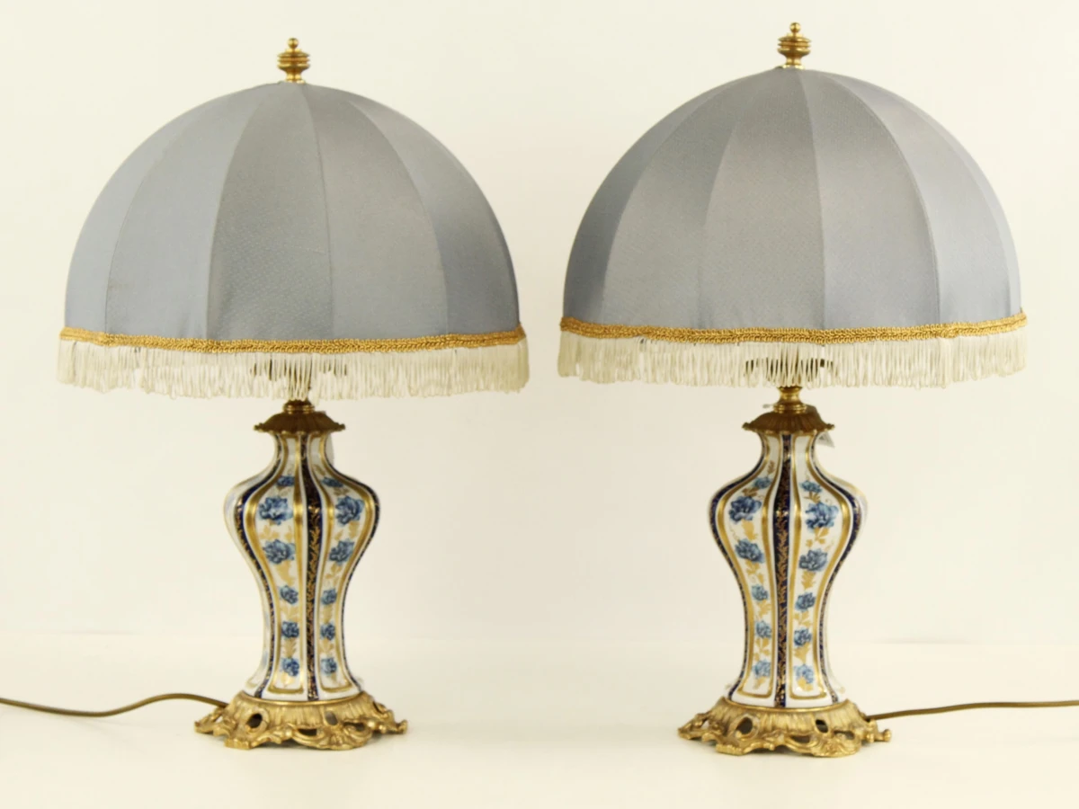Mangani Firenze set van twee vintage slaapkamerlampen (1970-1979)