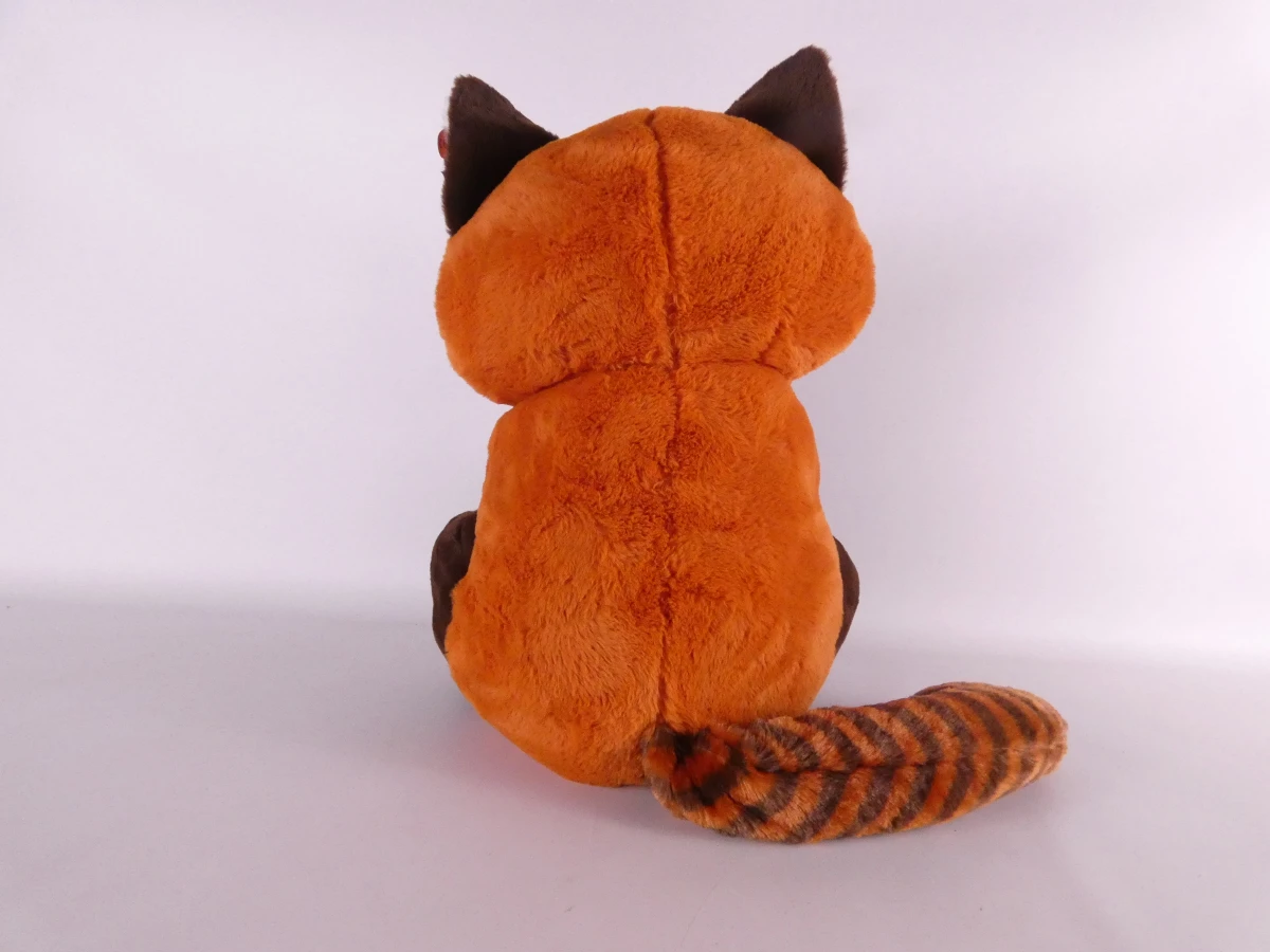 Grote bruine en cognackleurige wasbeer-knuffel