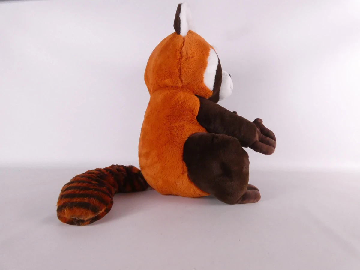 Grote bruine en cognackleurige wasbeer-knuffel