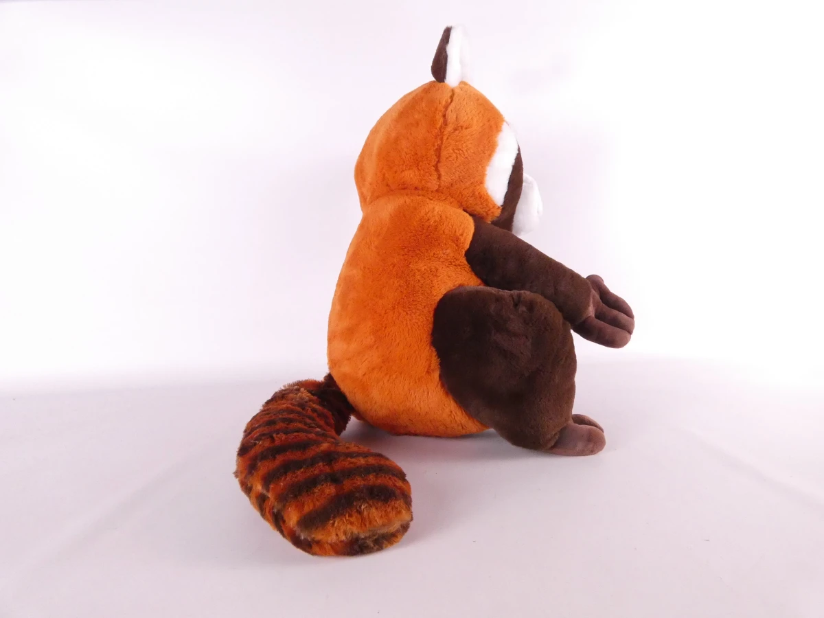 Grote bruine en cognackleurige wasbeer-knuffel