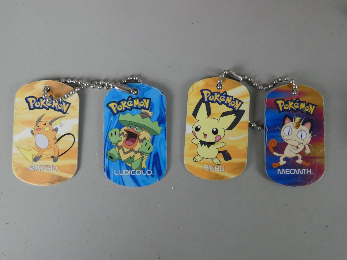 Originele Pokémon Figurines, Sleutelhangers en Metal Tags Collectie