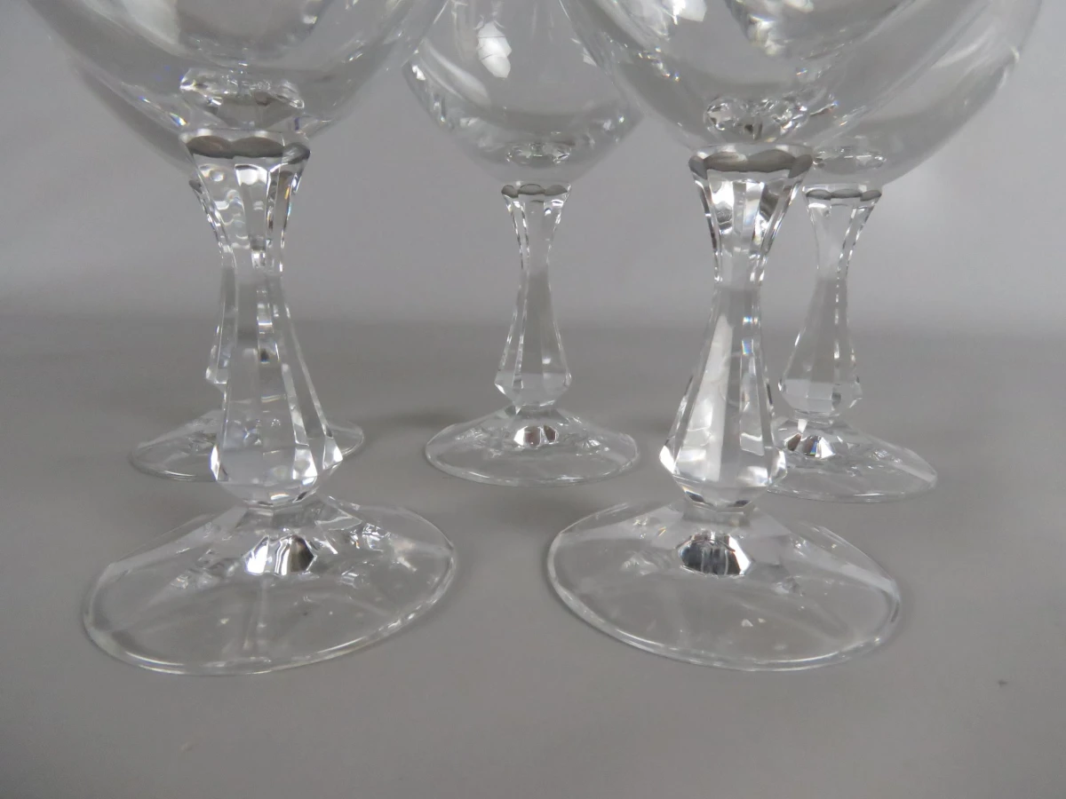 5 kristal glazen