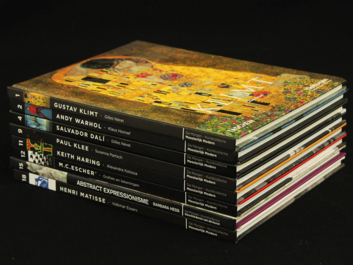 Set van 8 Taschen kunstboeken van De Morgen - Kunstcollectie