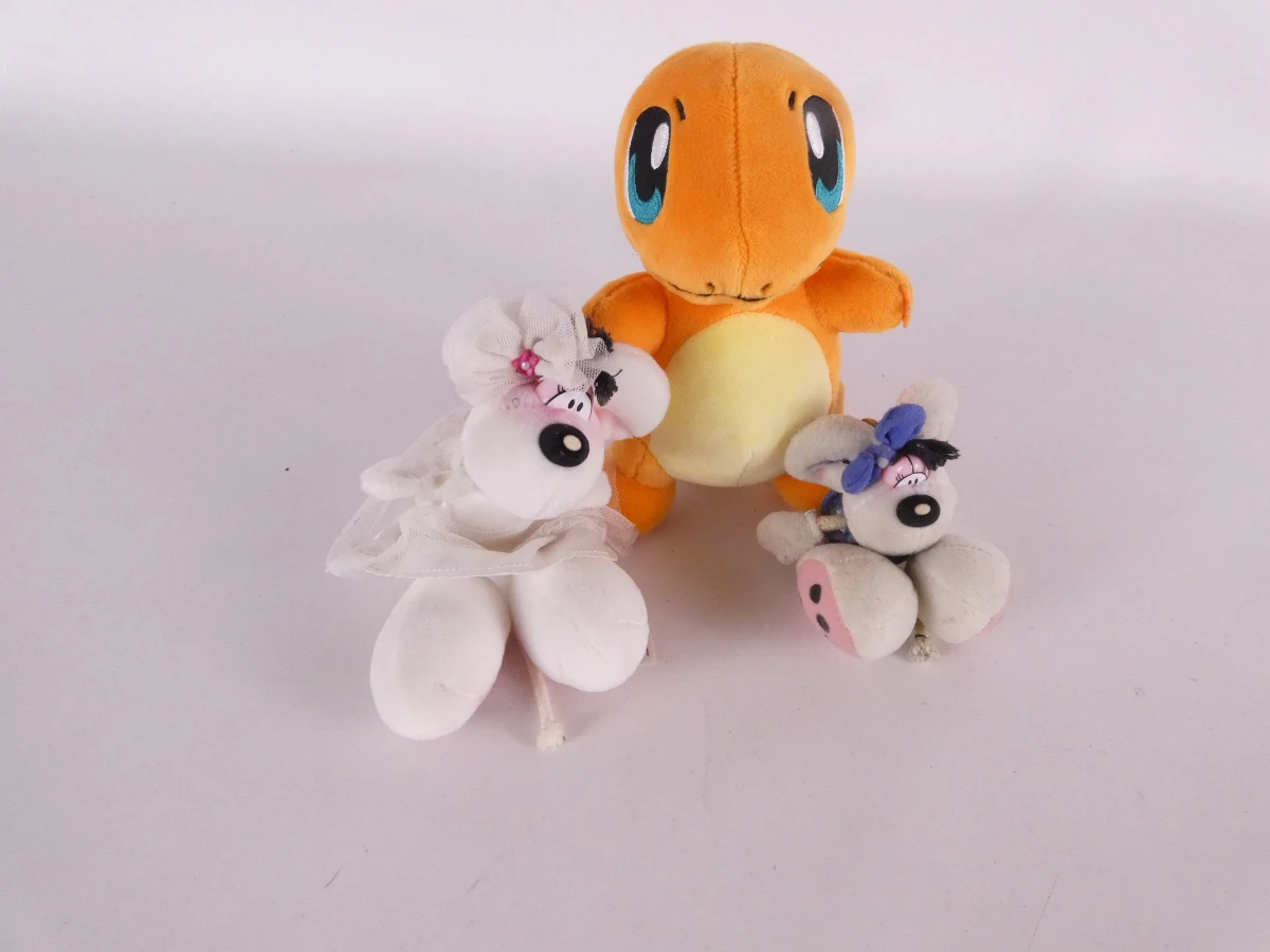 Set Diddl knuffels en schrijfwarenbakjes - vintage