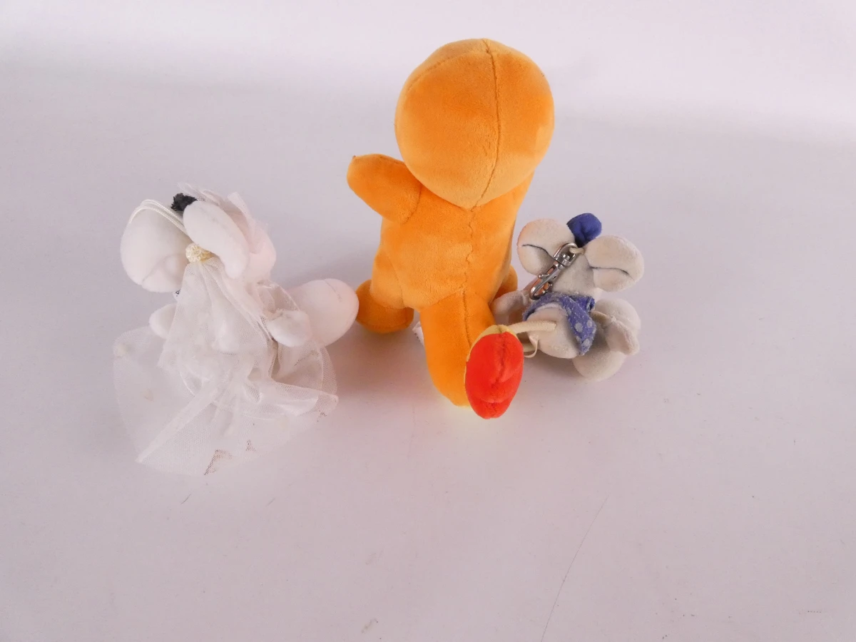 Set Diddl knuffels en schrijfwarenbakjes - vintage