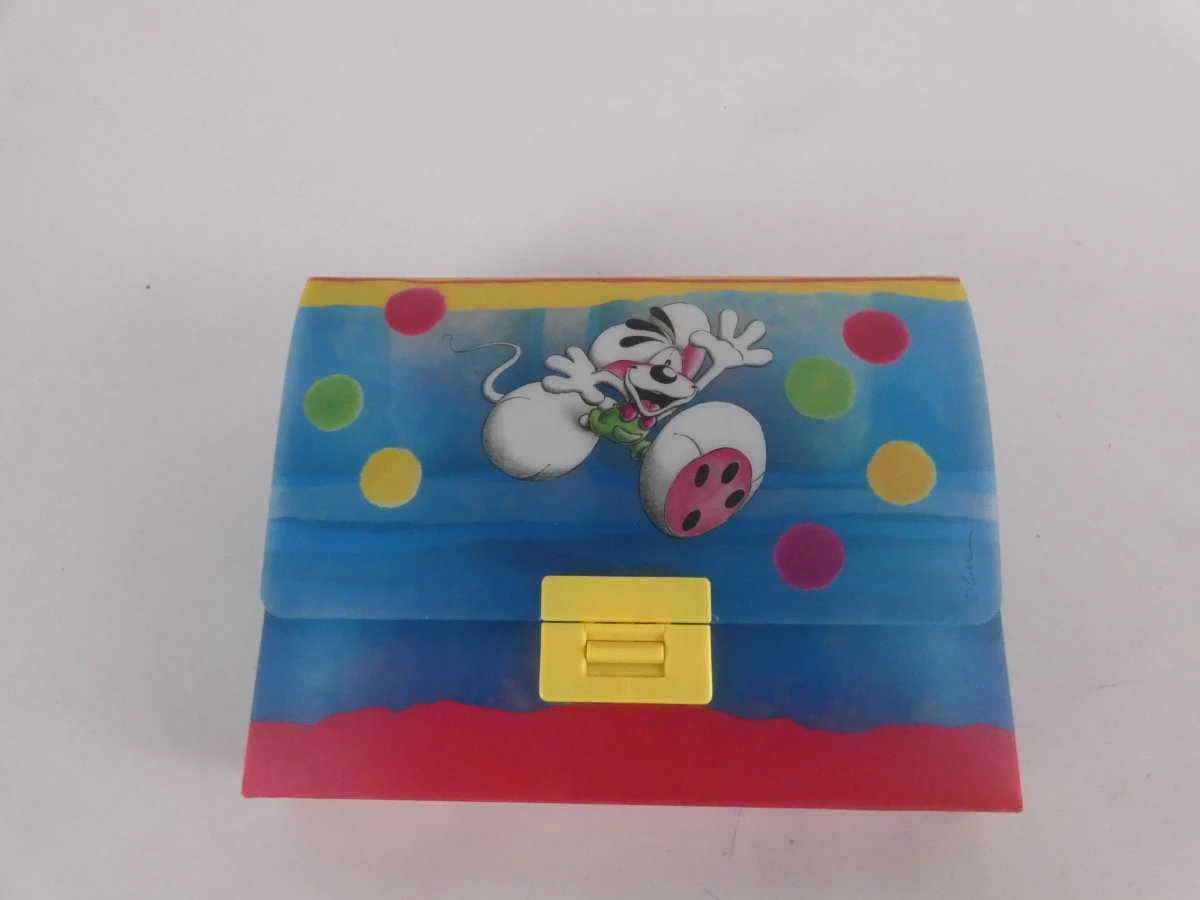 Set Diddl knuffels en schrijfwarenbakjes - vintage