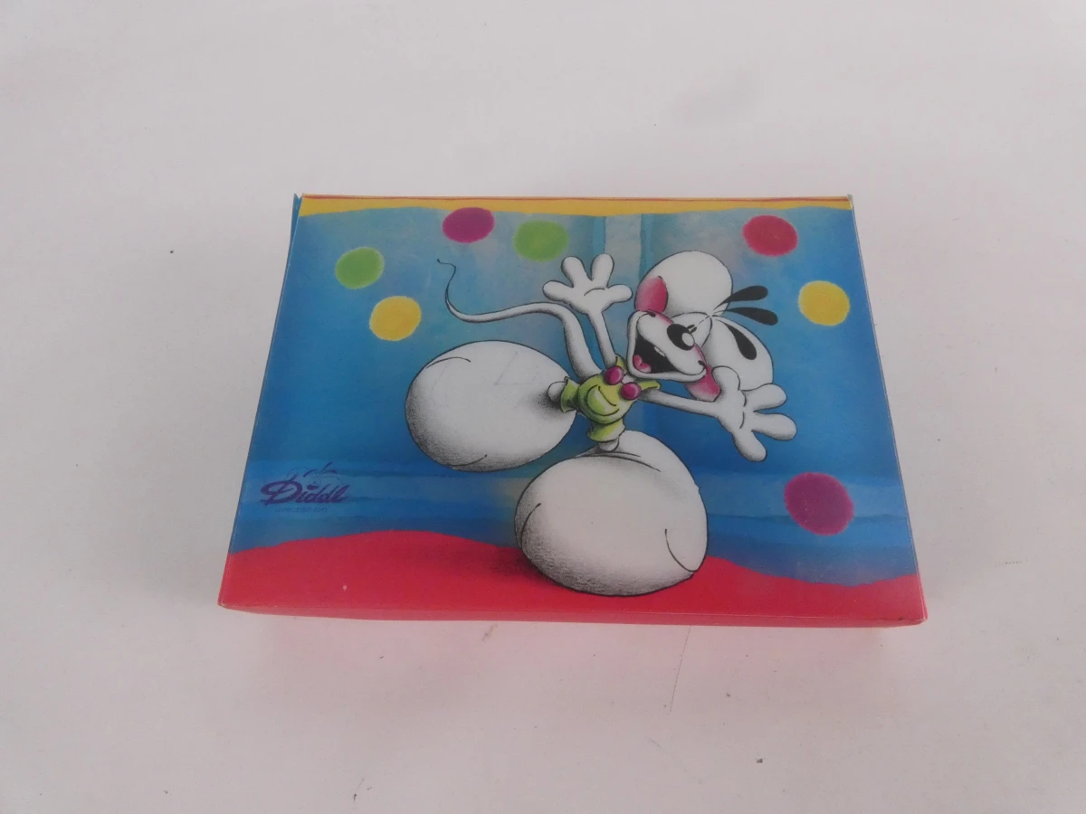 Set Diddl knuffels en schrijfwarenbakjes - vintage