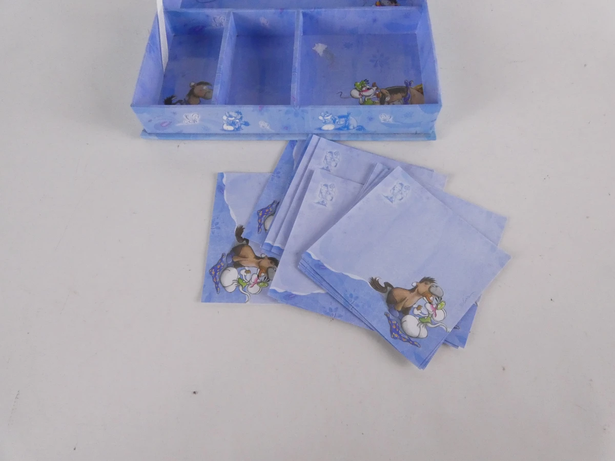 Set Diddl knuffels en schrijfwarenbakjes - vintage