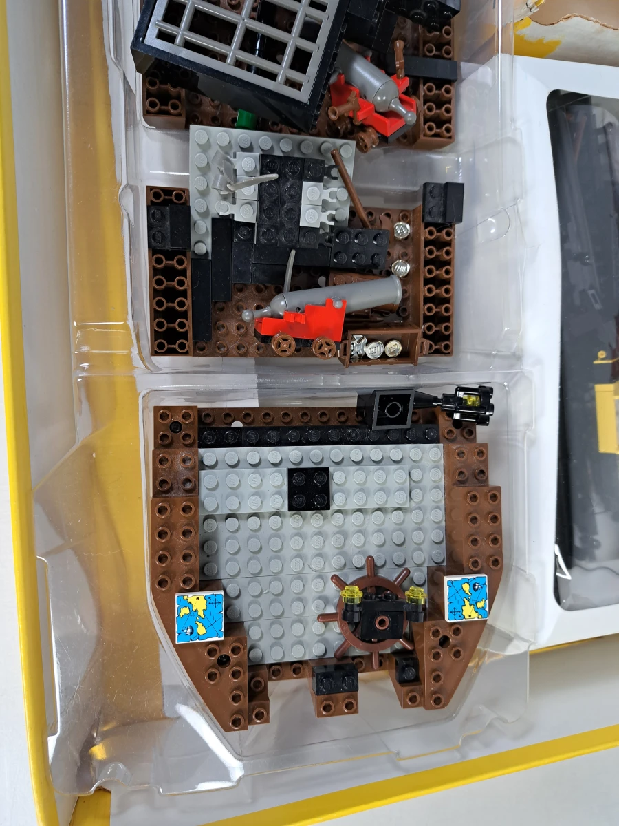 LEGO 6285 Black Seas Barracuda piratenschip met originele doos en handleiding (1989) - foto 6