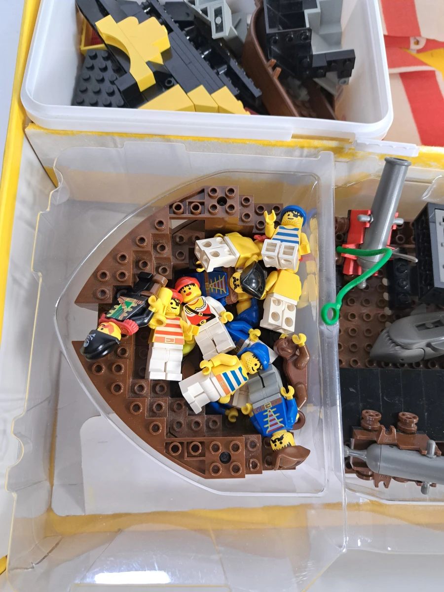 LEGO 6285 Black Seas Barracuda piratenschip met originele doos en handleiding (1989) - foto 4