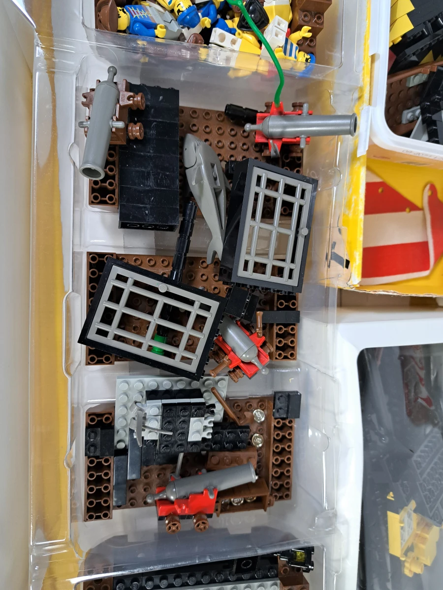 LEGO 6285 Black Seas Barracuda piratenschip met originele doos en handleiding (1989) - foto 5