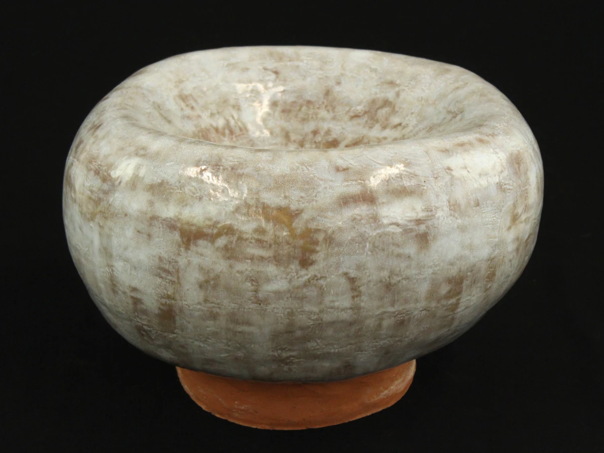 Decoratieve keramische vaas met open midden
