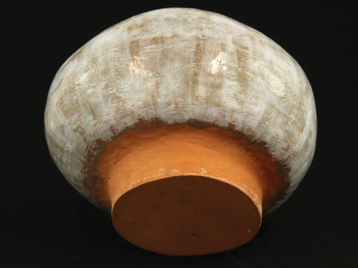 Decoratieve keramische vaas met open midden