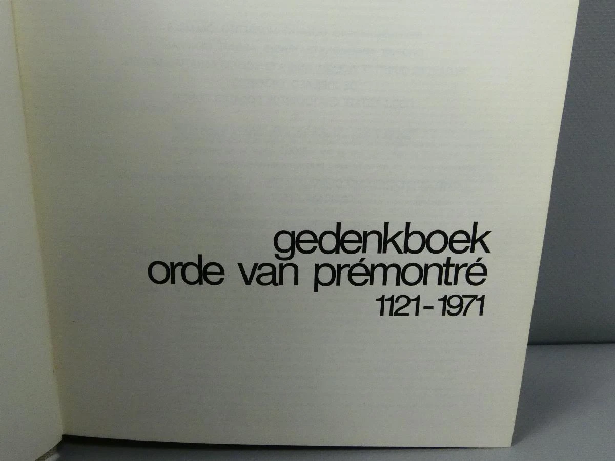 Vintage Gedenkboek 1121-1971