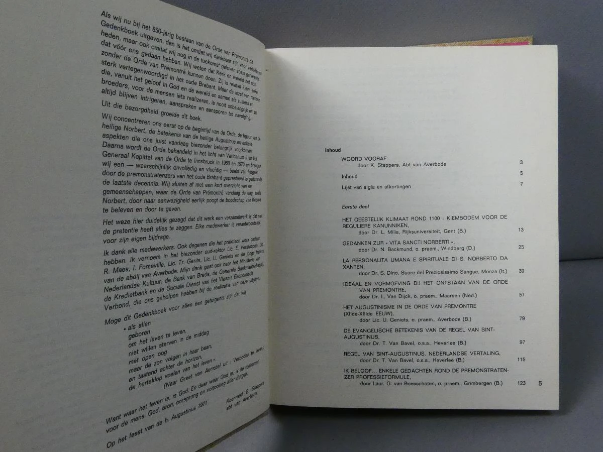 Vintage Gedenkboek 1121-1971