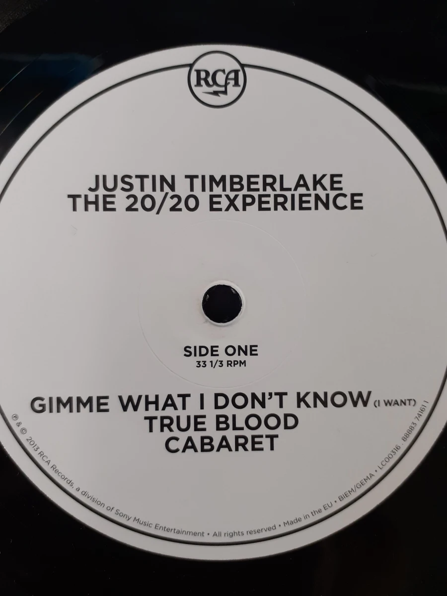 Vinyl: Justin Timberlake - The 20/20 experience - foto 6