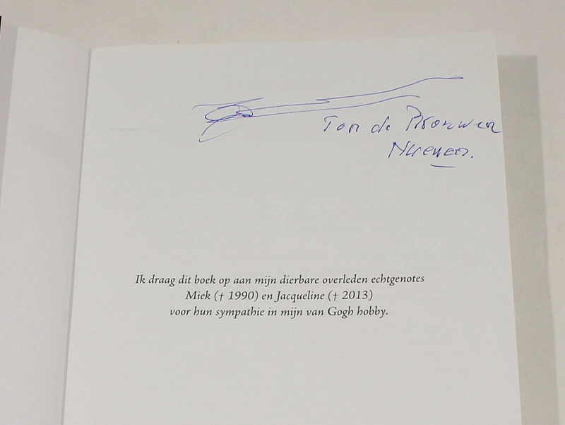 Boek Van Gogh en Nuenen, Ton de Brouwer, 1984 - Gesigneerd door auteur
