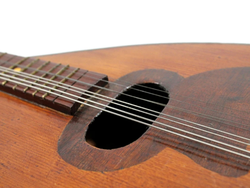 Vintage Mandoline, Napolitaans model, ca. 1900–1950