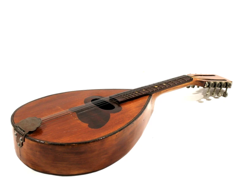 Vintage Mandoline, Napolitaans model, ca. 1900–1950