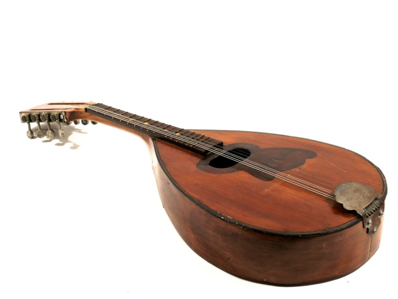 Vintage Mandoline, Napolitaans model, ca. 1900–1950