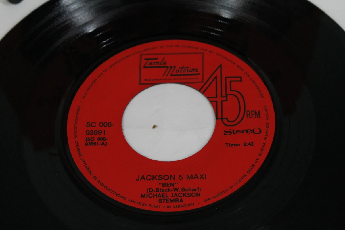Jackson 5 Maxi single vinylplaat 'Ben'