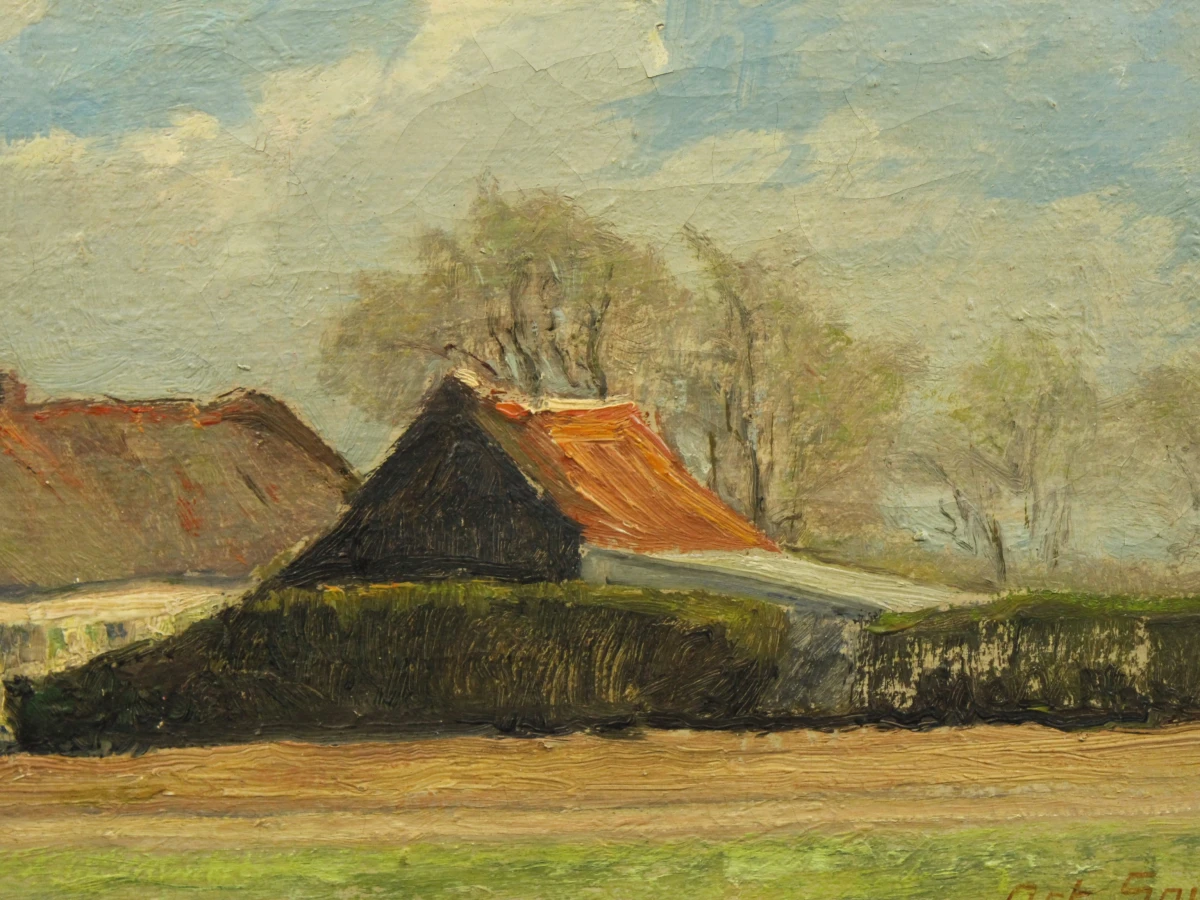 "Een lentedag te Sint-Martens-Latem - 1945" Octave Soudan (1872–1948)