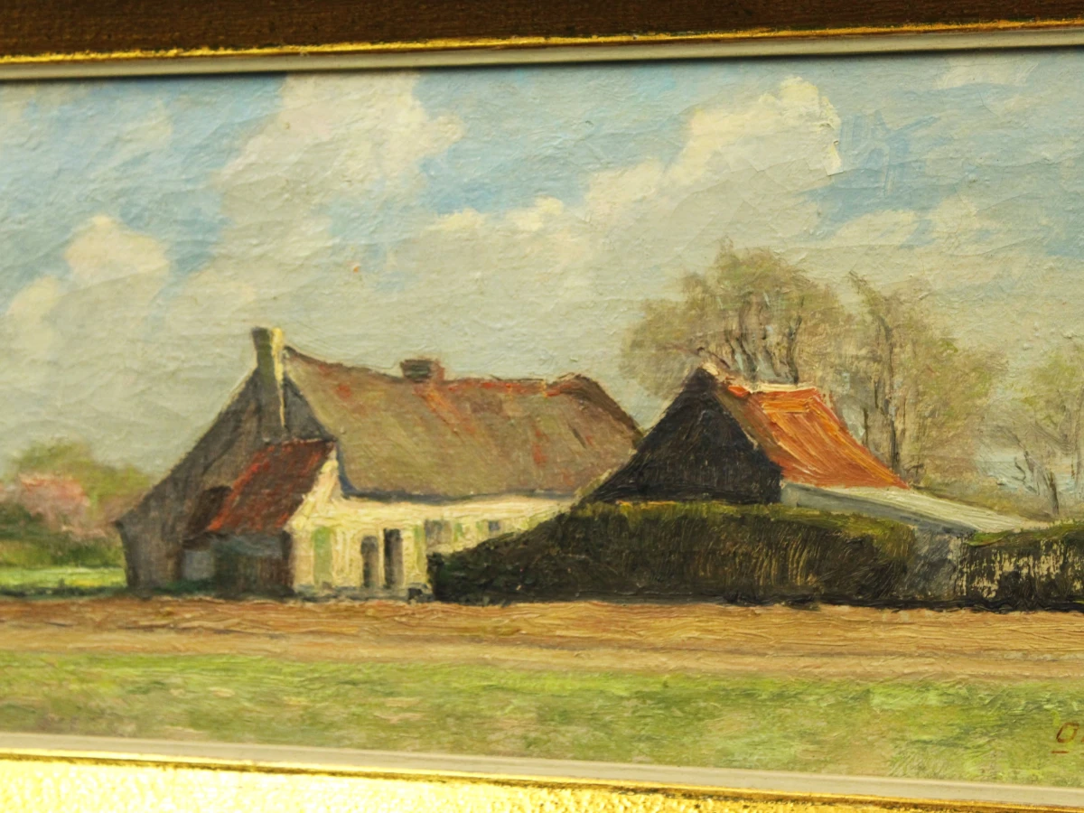 "Een lentedag te Sint-Martens-Latem - 1945" Octave Soudan (1872–1948)