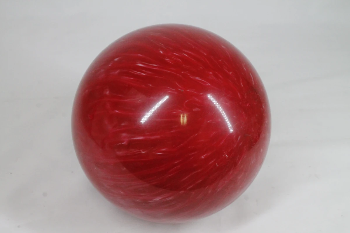 Vintage bowlingbal met bijpassende draagtas